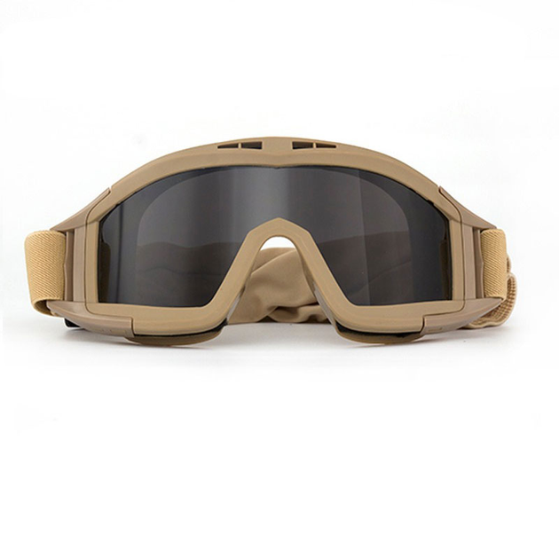 Маска баллистическая Revision Desert Locust Goggles песочная - изображение 1