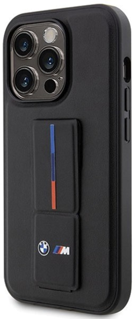 Панель BMW Grip Hot Stamp для Apple iPhone 14 Pro Max Чорний (3666339121372) - зображення 1