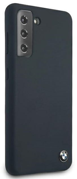 Etui plecki BMW Signature do Samsung Galaxy S21 Navy (3700740497357) - obraz 1