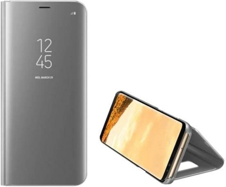 Etui z klapką Anomaly Clear View do Samsung Galaxy M31S Silver (5903657576827) - obraz 1