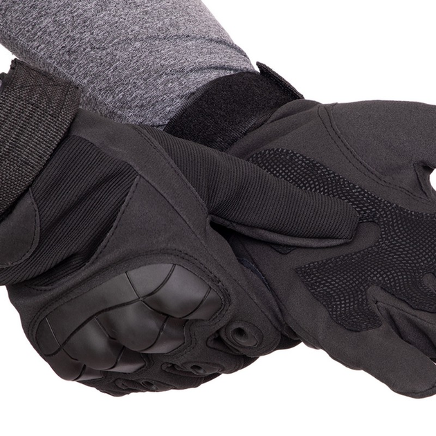 Тактические перчатки T-Gloves размер L черный - изображение 2