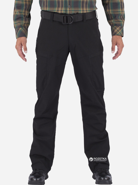 Штани тактичні 5.11 Tactical Apex Pants 74434 W35/L34 Black (2000980382422) - зображення 1