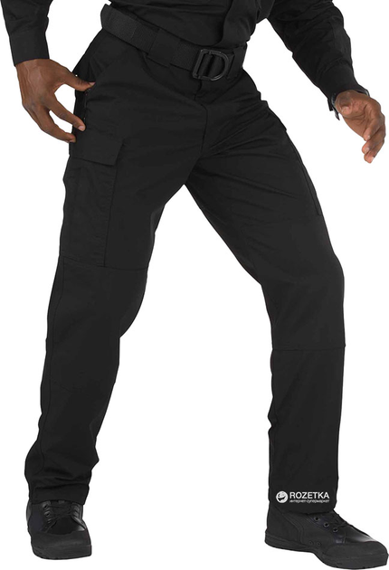 Штани тактичні 5.11 Tactical Taclite TDU Pants 74280 M/Long Black (2000000094922) - зображення 2