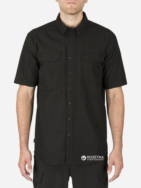 Сорочка тактична 5.11 Tactical Stryke Shirt - Short Sleeve 71354 S Black (2000980390694) - зображення 1