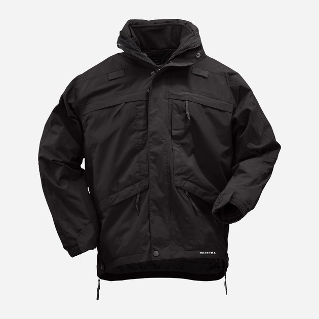 Куртка тактическая демисезонная 5.11 Tactical 3-in-1 Parka 28001 XL Black (2000000135908) - изображение 1