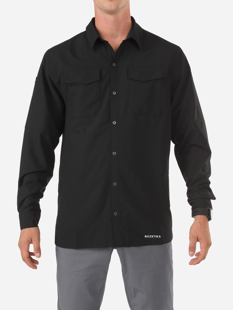 Сорочка тактична 5.11 Tactical Freedom Flex Woves Shirt - Long Sleeve 72417 XL Black (2000980359073) - зображення 1
