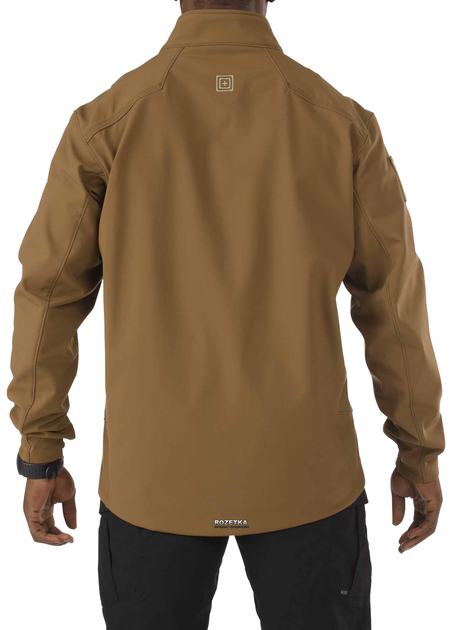 Куртка тактична для штормової погоди 5.11 Tactical Sierra Softshell 78005 XXL Battle Brown (2000980359288) - зображення 2