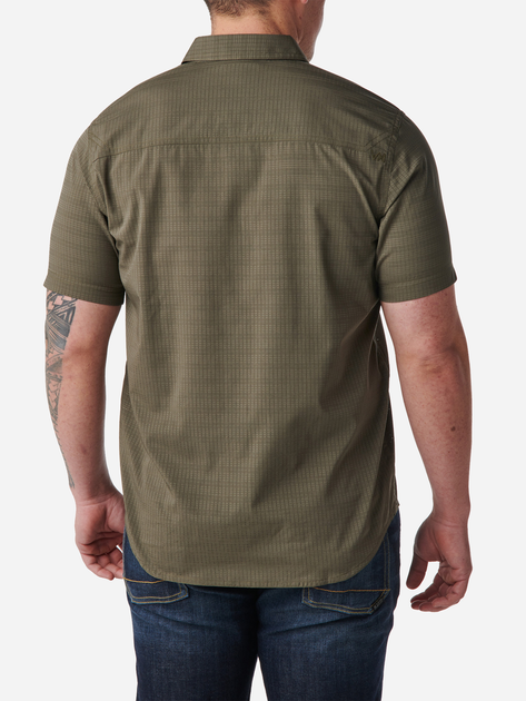 Рубашка тактическая 5.11 Tactical Aerial Short Sleeve Shirt 71378-186 L Ranger Green (2000980528387) - изображение 2