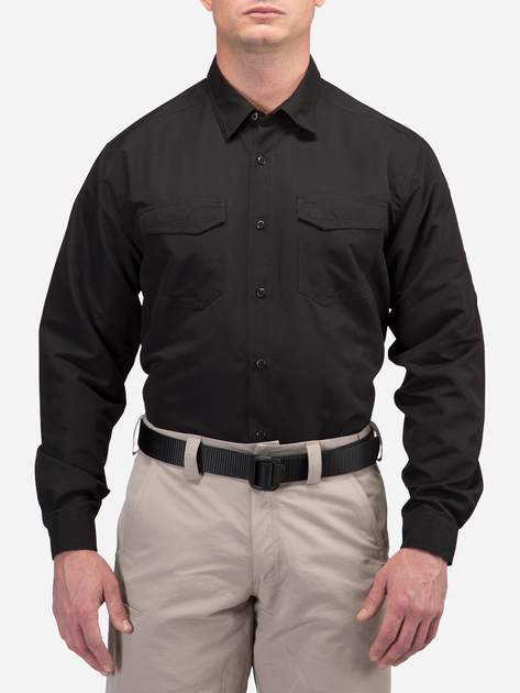 Рубашка тактическая 5.11 Tactical Fast-Tac Long Sleeve Shirt 72479-019 L Black (2000980528554) - изображение 1