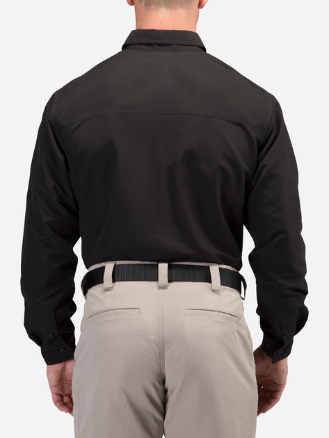 Рубашка тактическая 5.11 Tactical Fast-Tac Long Sleeve Shirt 72479-019 2XL Black (2000980528547) - изображение 2