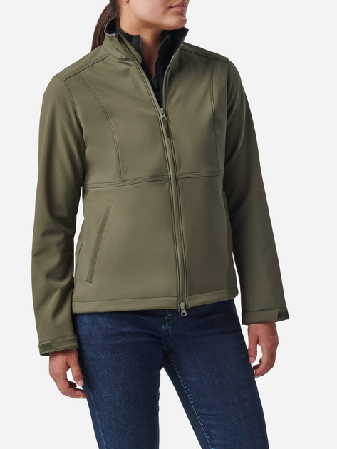 Тактическая куртка 5.11 Tactical Women'S Leone Softshell Jacket 38084-186 M Ranger Green (2000980587322) - изображение 1
