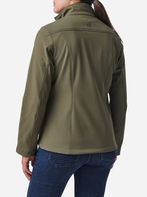 Тактическая куртка 5.11 Tactical Women'S Leone Softshell Jacket 38084-186 L Ranger Green (2000980587315) - изображение 2