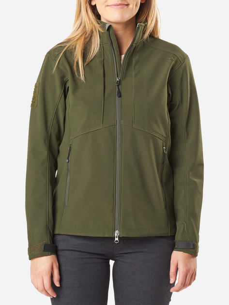 Тактическая куртка 5.11 Tactical Women'S Sierra Softshell Jacket 38068-191 XS Moss (2000980546350) - изображение 1