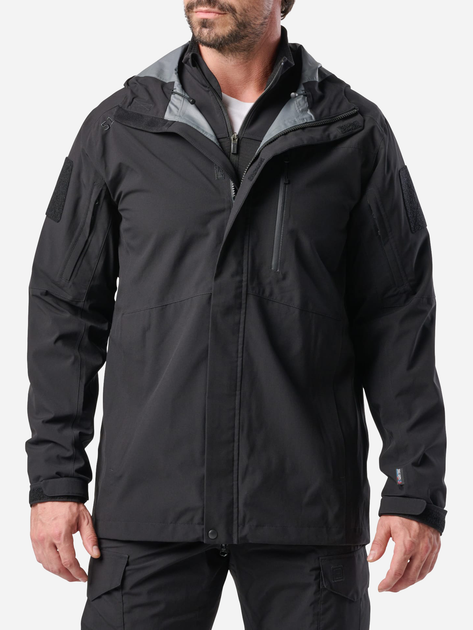 Куртка 5.11 Tactical Force Rain Shell Jacket 48362-019 L Black (2000980582082) - зображення 1