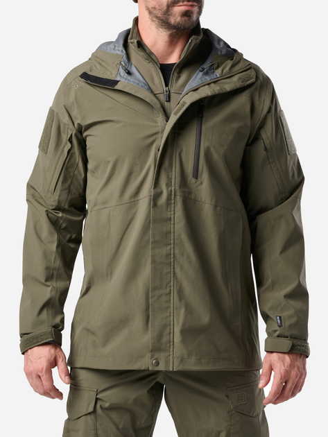 Куртка 5.11 Tactical Force Rain Shell Jacket 48362-186 2XL Ranger Green (2000980582129) - изображение 1