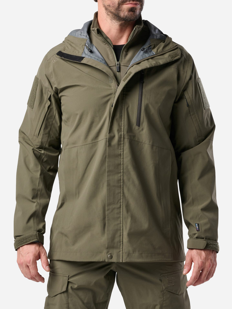 Куртка 5.11 Tactical Force Rain Shell Jacket 48362-186 2XL Ranger Green (2000980582129) - изображение 1