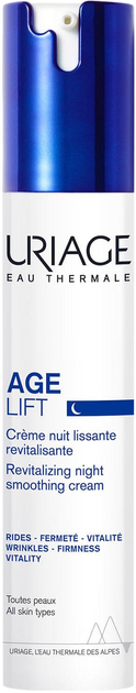 Крем для обличчя Uriage Age Lift Revitalizing Night Smoothing Cream 40 мл (3661434009228) - зображення 1