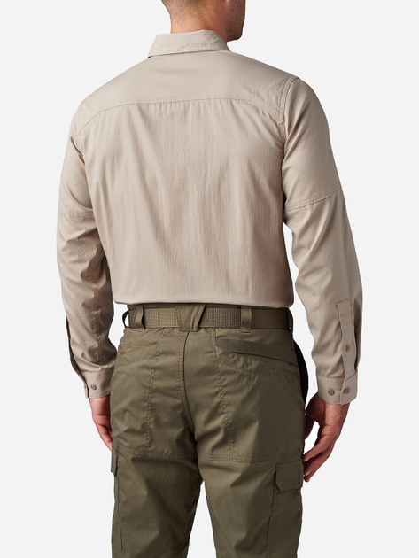 Тактическая рубашка 5.11 Tactical Abr Pro Long Sleeve Shirt 72543-055 S Khaki (2000980544233) - изображение 2