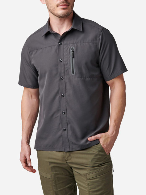 Тактическая рубашка 5.11 Tactical Marksman Utility Short Sleeve Shirt 71215-098 2XL Volcanic (2000980565085) - изображение 1