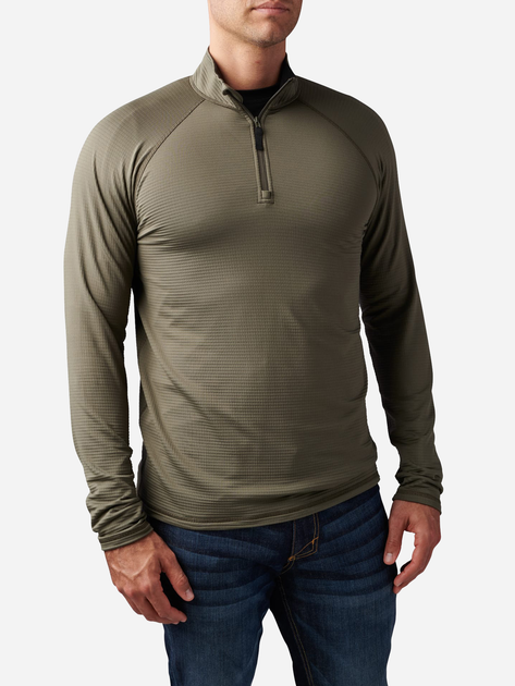 Тактический лонгслив 5.11 Tactical Stratos 1/4 Zip 72235-186 2XL Ranger Green (2000980534630) - изображение 2