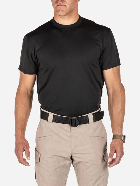 Тактическая футболка 5.11 Tactical Performance Utili-T Short Sleeve 2-Pack 40174-019 3XL 2 шт Black (2000980546480) - изображение 1