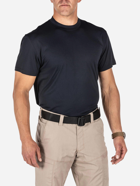 Тактическая футболка 5.11 Tactical Performance Utili-T Short Sleeve 2-Pack 40174-724 2XL 2 шт Dark Navy (2000980546596) - изображение 2