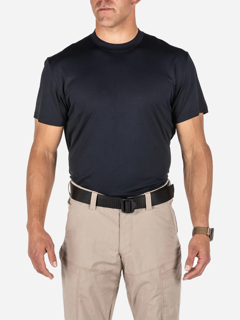 Тактическая футболка 5.11 Tactical Performance Utili-T Short Sleeve 2-Pack 40174-724 L 2 шт Dark Navy (2000980546619) - изображение 1