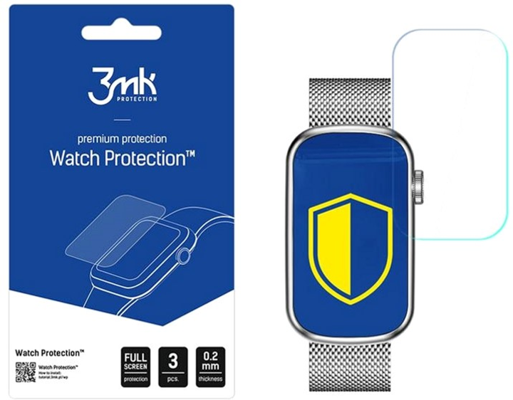 Захисна плівка 3MK ARC Watch для Garett Action/Wave RT 3 шт (5903108487467) - зображення 1