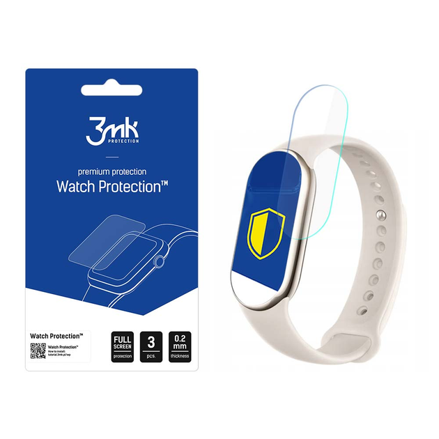 Захисна плівка 3MK ARC для Xiaomi Mi Band 8 3 шт (5903108533836) - зображення 2