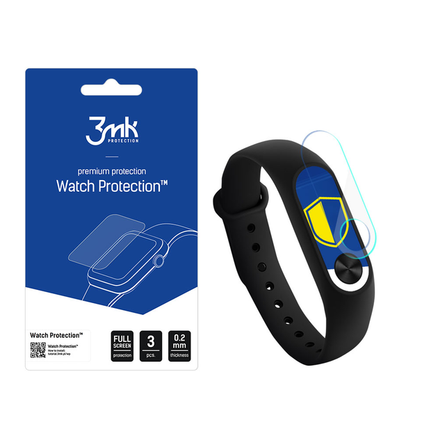 Folia ochronna 3MK ARC do Xiaomi Mi Band 2 3 szt (5901571174624) - obraz 2