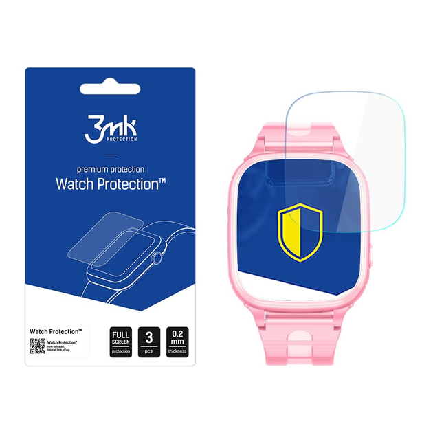 Szkło ochronne 3MK Flexible Glas do Forever GPS WIFI Kids Watch Me 2 KW-310 3 szt (5903108535946) - obraz 2