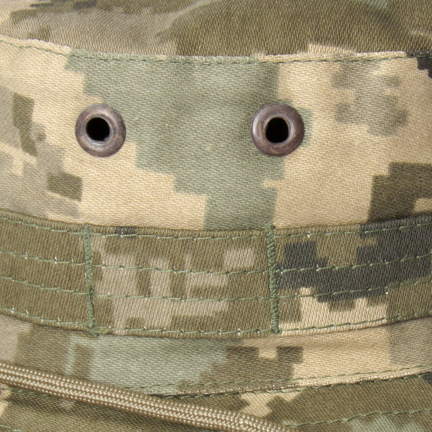 Панама військова польова P1G Military Boonie Hat UC Twill UA281-M19991UD-LW 2XL Ukrainian Digital Camo (MM-14) (2000980447152) - зображення 2