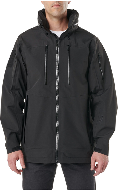 Куртка тактическая влагозащитная 5.11 Tactical Approach Jacket 48331-019 M Black (2000980456291) - изображение 1