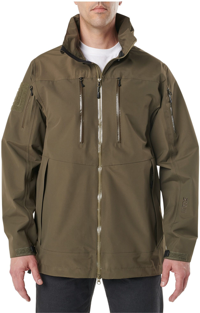 Куртка тактична вологозахисна 5.11 Tactical Approach Jacket 48331-192 4XL Tundra (2000980456352) - зображення 1