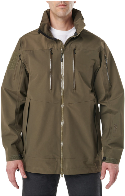 Куртка тактична вологозахисна 5.11 Tactical Approach Jacket 48331-192 XS Tundra (2000980456406) - зображення 1