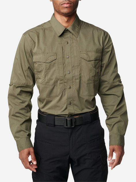Рубашка тактическая 5.11 Tactical Stryke Long Sleeve Shirt 72399-186 S Ranger Green (2000980465651) - изображение 1