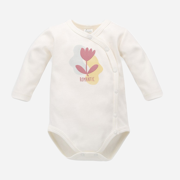 Боді для малюка Pinokio Romantic Buttoned Bodysuit 68-74 см Ecru (5901033287985) - зображення 1