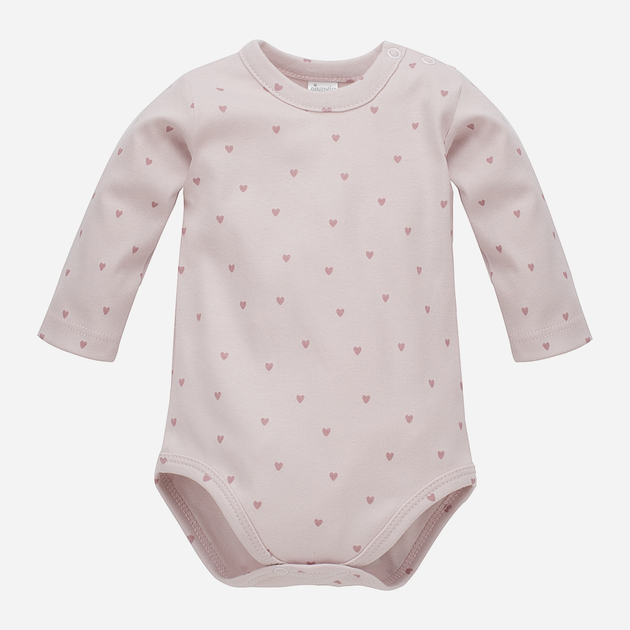 Боді дитяче Pinokio Hello Longsleeve Bodysuit 68-74 см Pink (5901033291043) - зображення 1