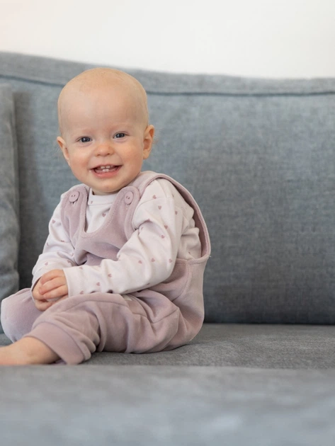 Дитяче боді Pinokio Hello Buttoned Longsleeve Bodysuit 50 см Pink (5901033291180) - зображення 3