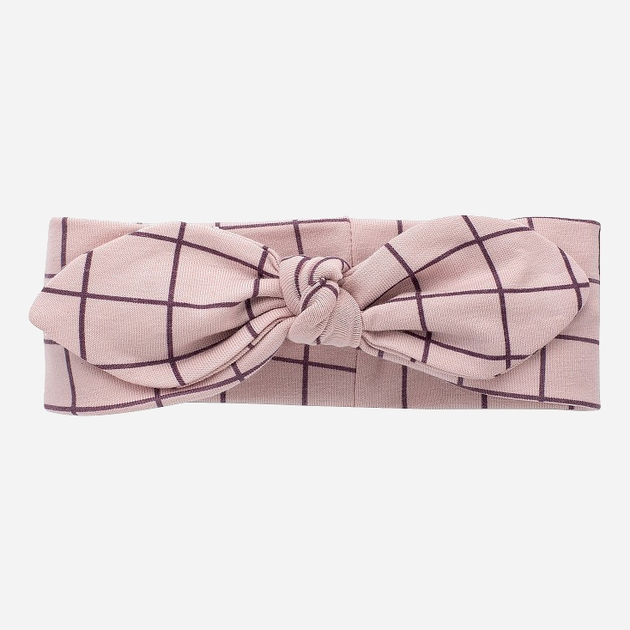 Dziecięca opaska na głowę Pinokio Romantic Headband 42-44 cm Pink-Print (5901033288753) - obraz 1