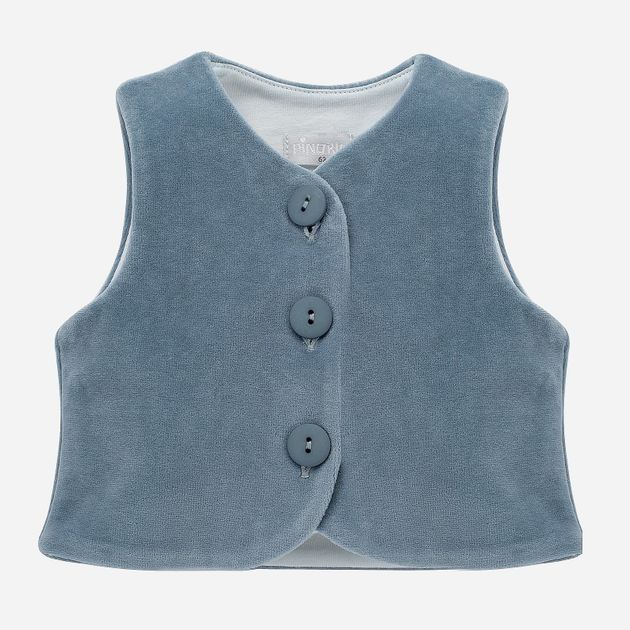 Дитячий жилет для дівчинки Pinokio Romantic Vest 98 см Синій (5901033288289) - зображення 1