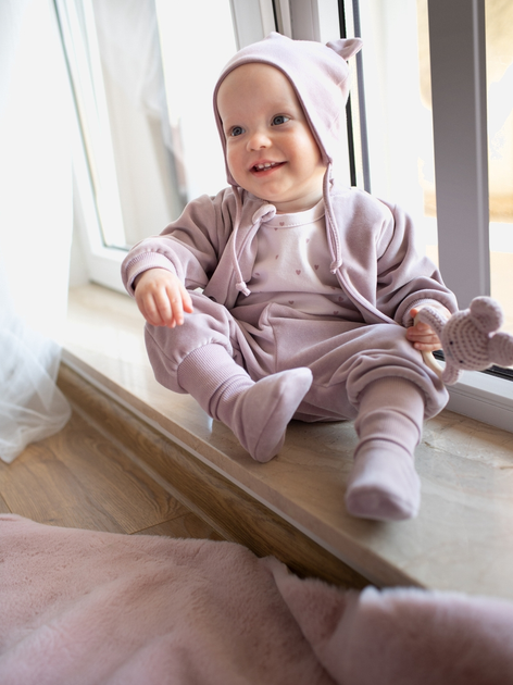 Дитячі пінетки-шкарпетки Pinokio Hello Booties 68-74 см Pink (5901033291296) - зображення 3