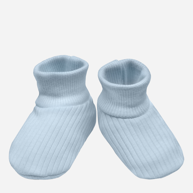 Buciki Pinokio Lovely Day Babyblue Booties 56-62 cm Blue Stripe (5901033311789) - obraz 1