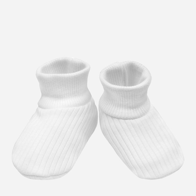 Пінетки Pinokio Lovely Day White Booties 68-74 см White Stripe (5901033313059) - зображення 1