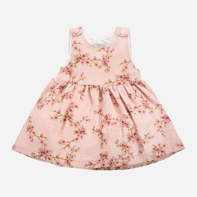 Sukienka dziecięca Pinokio Summer Mood Dress 74-76 cm Pink Flowers (5901033284410) - obraz 1