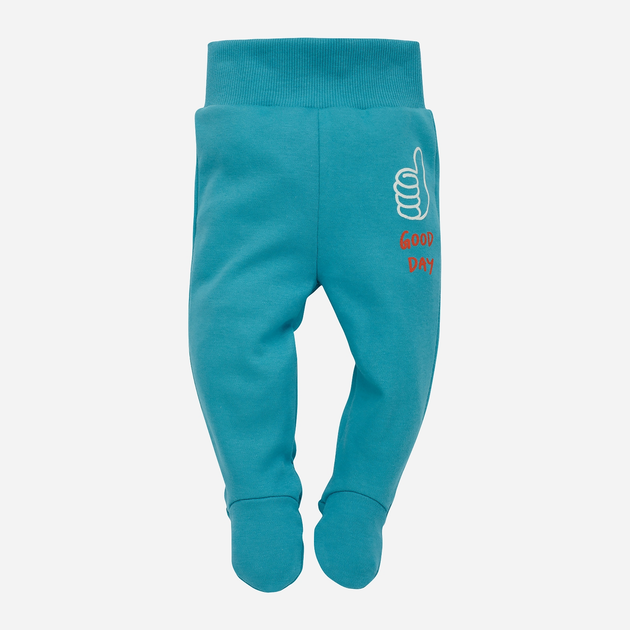 Повзунки Pinokio Orange Flip Sleeppants 56 см Turquoise (5901033308345) - зображення 1