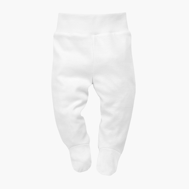 Повзунки Pinokio Lovely Day White Sleeppants 56 см White (5901033312267) - зображення 1