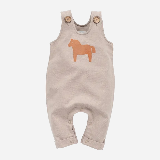 Kombinezon dziecięcy Pinokio Wooden Pony Dungarees 74 cm Beige (5901033282416) - obraz 1