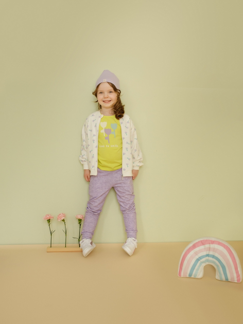 Дитяча толстовка для дівчинки Pinokio Lilian Jacket 80 см Екрю (5901033304859) - зображення 2