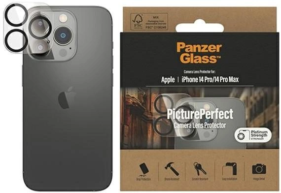 Захисне скло PanzerGlass PicturePerfect Camera Lens Protector для камери Apple iPhone 14 Pro / 14 Pro Max (5711724004001) - зображення 1